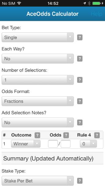 calculadora completa aceodds